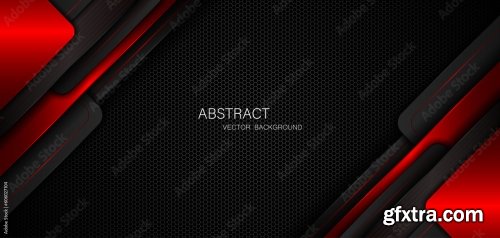 Abstract Red Steel Mesh Background With Red Glowing Lines With Free Space For Design 6xAI