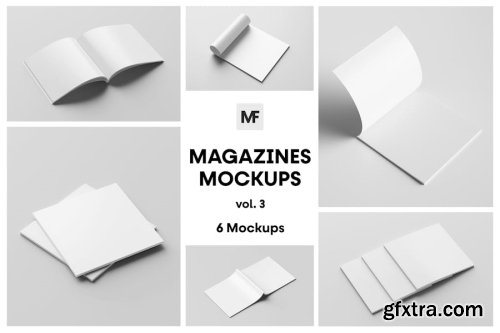 Magazine Cover Mockup Collections 14xPSD