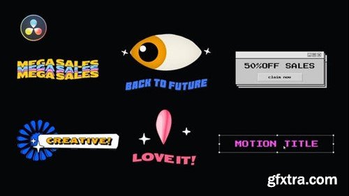 Videohive Retro Fun Titles Pack 52264274