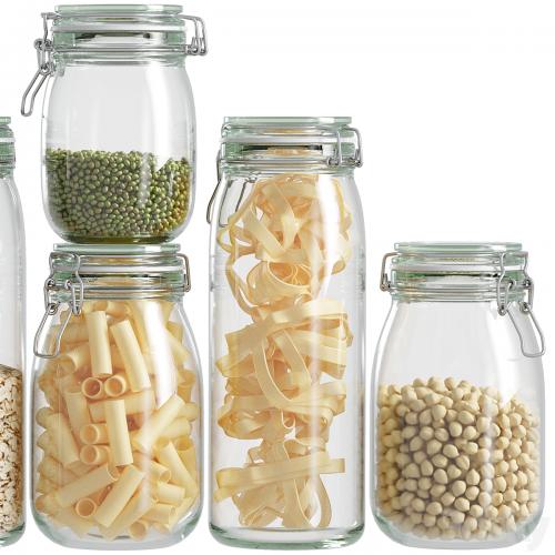 glass jar set