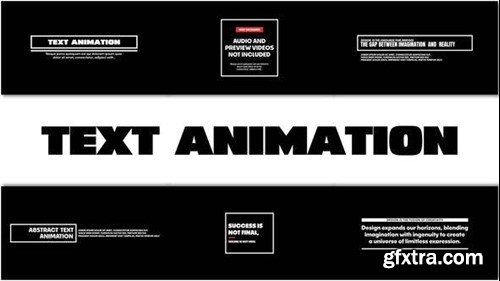 Videohive Text Animation 52296858