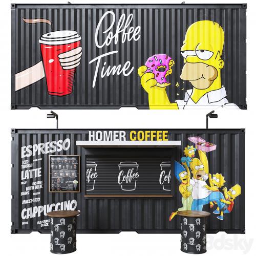 Coffee shop container