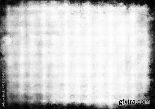 Grunge Border Texture With A Transparent Background 6xPNG