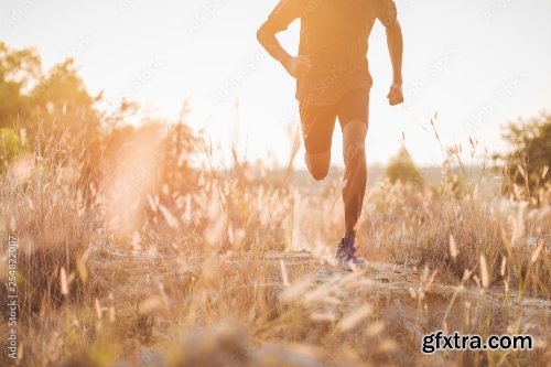 Athlete Trail Running 6xJPEG