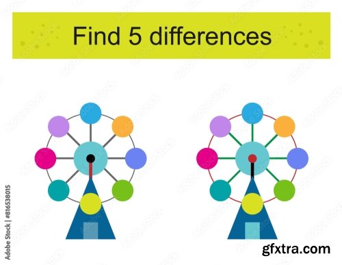 Find 5 Differences 6xAI