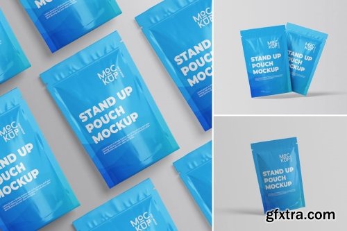 Stand-Up Pouch Mockup Collections 10xPSD