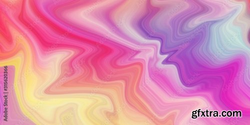 Abstract Color Flow Gradient Background 6xJPEG