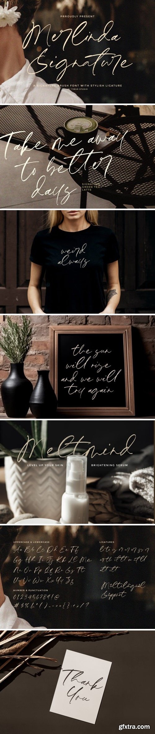 Merlinda Signature Font