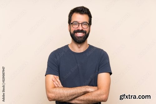 Man With Beard Smiling A Lot 6xJPEG