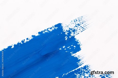 Stroke Blue Paint Brush 6xJPEG