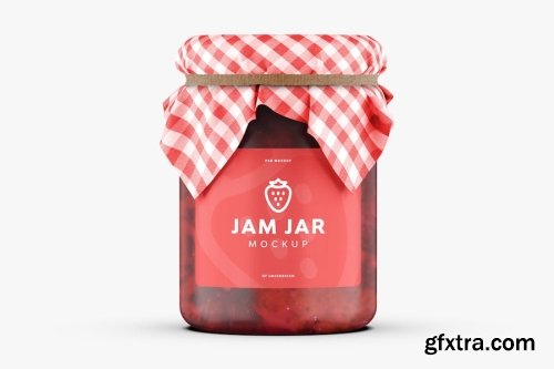 Jam Jar Mockups Collections 11xPSD
