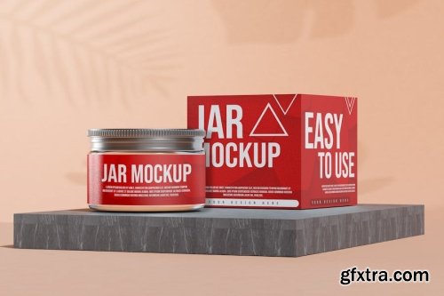 Jam Jar Mockups Collections 11xPSD