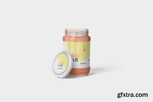 Jam Jar Mockups Collections 11xPSD