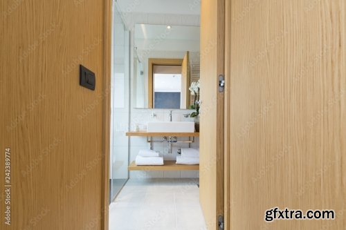 Interior Of A Modern Hotel Bathroom 6xJPEG