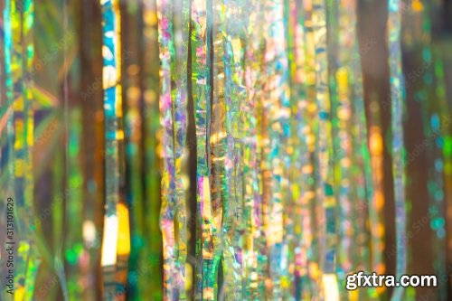 Multicolored Shiny Pearl Wall Background 6xJPEG