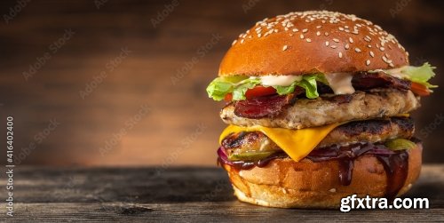Big Grilled Chicken Burger 6xJPEG