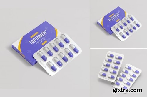 Pills Mockup Collections 14xPSD