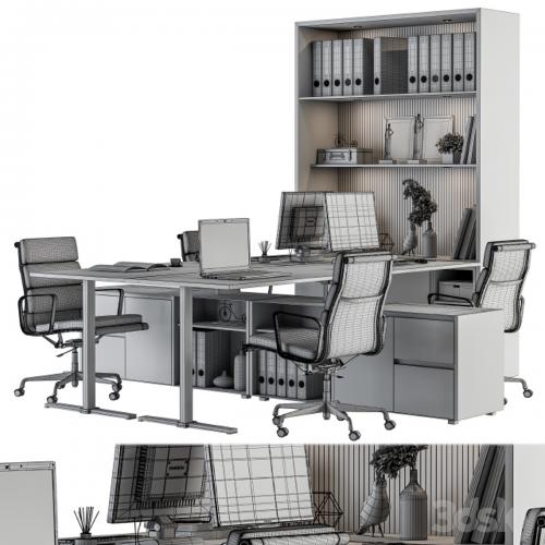 Office Furniture - employee Set 28