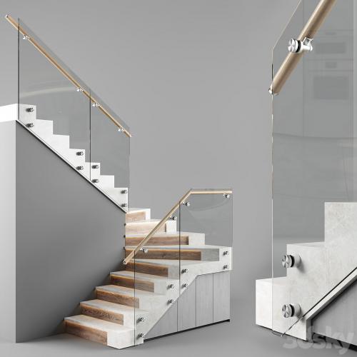 Modern interior stair