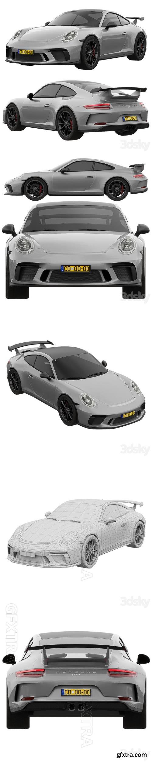 Porsche 911 GT 3 - 3D Model