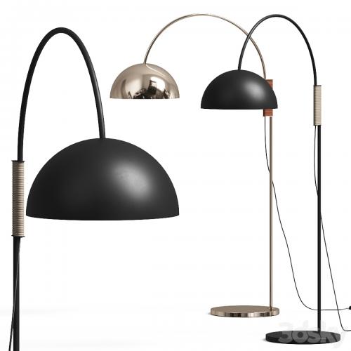 CB2 Jett Arched Floor Lamps