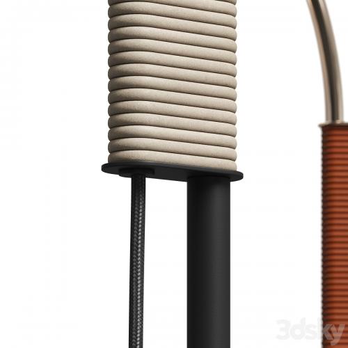 CB2 Jett Arched Floor Lamps
