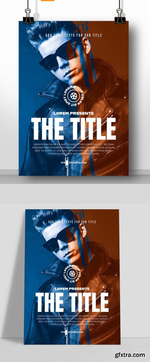 Dual Tone Poster Template
