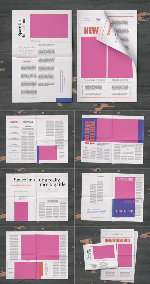 News Tabloid Indesign Template