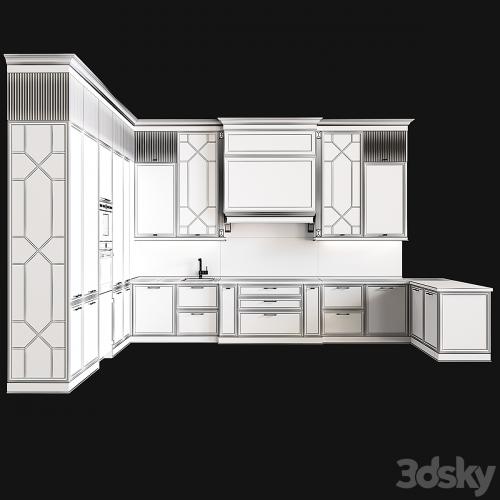 Neoclassical kitchen 28