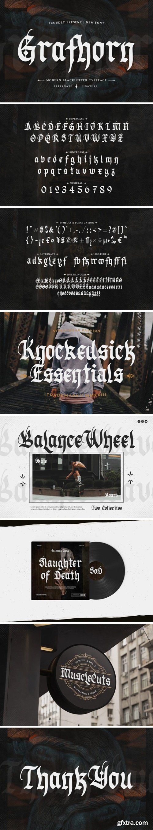 Grafhorn Font