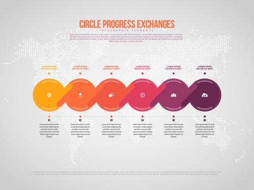 Circle Progress Exchanges Infographic