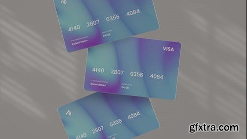 Videohive Credit Card Mockup 52342484 Videohive Credit Card Mockup 52342484