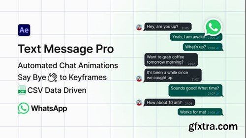 Videohive WhatsApp Text Message Pro 52315175 Videohive WhatsApp Text Message Pro 52315175