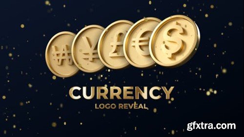 Videohive Currency Coins Logo Reveal 52359637 Videohive Currency Coins Logo Reveal 52359637