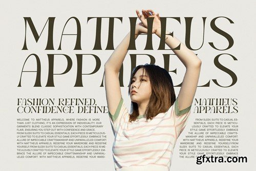 Qattico Elegant Serif Font Typeface SEET8XC