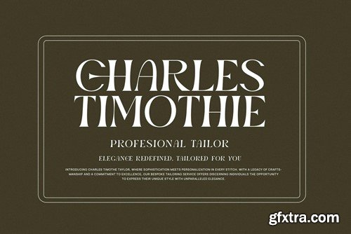 Qattico Elegant Serif Font Typeface SEET8XC