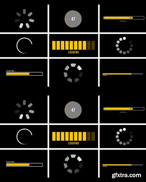 10 Loading Screen Animation - After Effects Templates