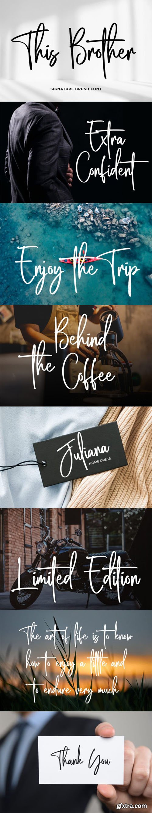 This Brother - Signature Brush Font