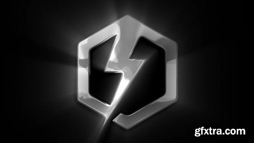 Videohive Chrome Reflection Logo 52365316