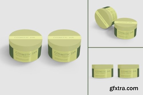 Cosmetic Jar Mockup Collection 15xPSD