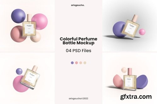 Perfume Bottle Mockup Collection 12xPSD