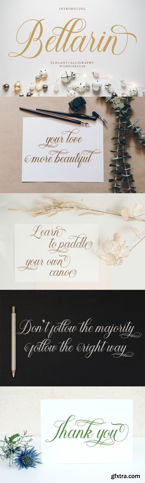 Bellarin - Elegant Calligraphy Font [Re-Up]