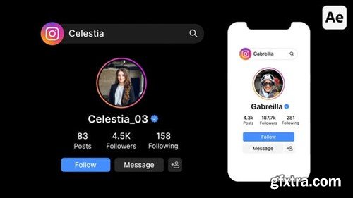 Videohive Instagram Search Bar, Profile, Result 52405270 Videohive Instagram Search Bar, Profile, Result 52405270