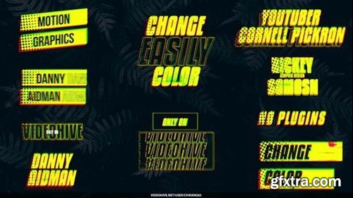 Videohive Glitch Clean Title Lower Thirds 52325524 Videohive Glitch Clean Title Lower Thirds 52325524