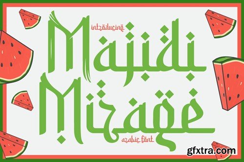 Majidi Mirage - Arabic Font 9V9JMTT