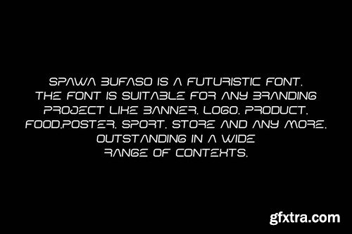 Spawa Bufaso - Digital & Futuristic Font JZS8U3S Spawa Bufaso - Digital & Futuristic Font JZS8U3S