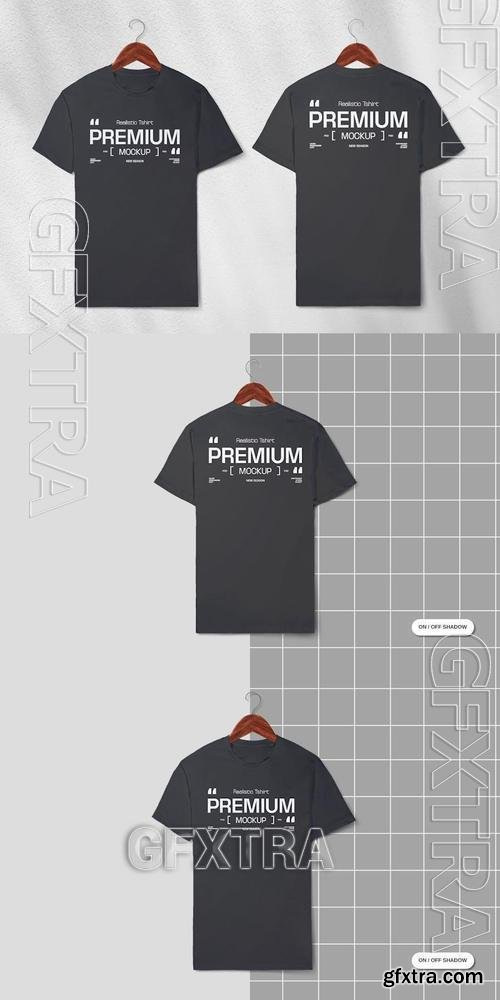 Hanging Premium Tshirt Mockup 4KBFXBR