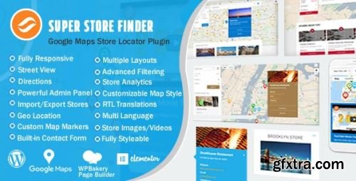 CodeCanyon - Super Store Finder for WordPress (Google Maps Store Locator) v6.9.6 - 11334595 - Nulled
