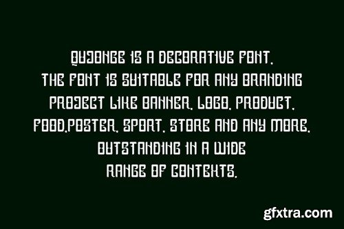 Qujonge - Artdeco Font HF5HVM7 Qujonge - Artdeco Font HF5HVM7