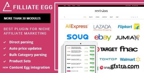 CodeCanyon - Affiliate Egg - Niche Affiliate Marketing Wordpress Plugin v10.9.10 - 21852757 - Nulled